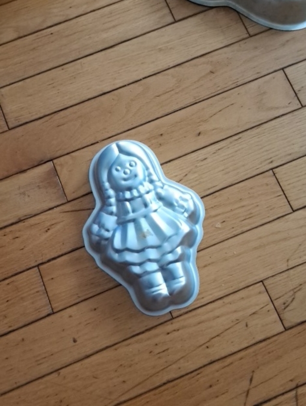 Wilton Silver Doll Shaped Cake Pan